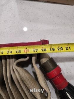 Vintage Fire Hose, Elkhart Brass Made In USA