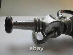 Vintage Fire Hose Nozzle Double Handle Elkhart Brass MFG Co. CHIEF 3 pc C16