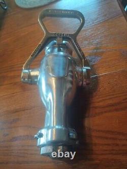 Vintage Fire Hose Nozzle Water Fog -Rockwood Sprinkler Co