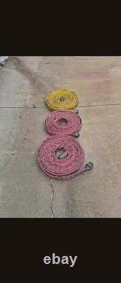 Vintage Fire Hose Reel Cart with Underwriters Nozzle, Axe, And Fire Hydrant