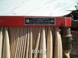 Vintage Fire Hose With Wall Mount Sierra Fire Equipment 75