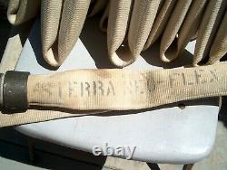 Vintage Fire Hose With Wall Mount Sierra Fire Equipment 75