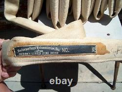 Vintage Fire Hose With Wall Mount Sierra Fire Equipment 75