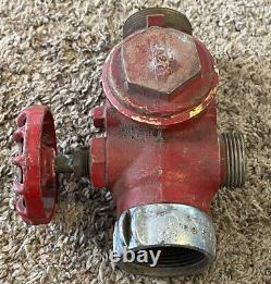 Vintage Fire Hydrant Splitter Valve Hose Water Thief PMS Co Seattle PA-271 2