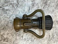 Vintage Fire Nozzle, Wrenches And Hose