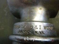 Vintage Fire Nozzle withShutoff Powhatan Two Handed