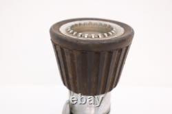 Vintage Firefighter Fire Hose Nozzle Elkhart Brass Mfg Co