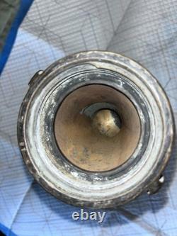 Vintage Firefighter Fire Hose Nozzle Elkhart Brass Mfg Co
