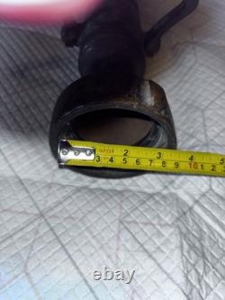Vintage Firefighter Fire Hose Nozzle Elkhart Brass Mfg Co