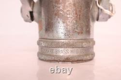Vintage Firefighter Fire Hose Nozzle Elkhart Brass Mfg Co