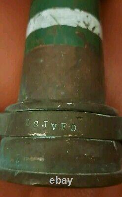 Vintage Fireman's Fire Hose Nozzle