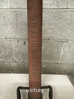 Vintage Fireman's Fire Truck Nozzle Cannon 30 Long Gun Solid Brass/Red Chorded