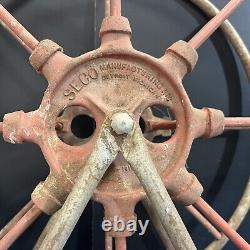 Vintage Fireman's SECO Manufacturing Co. Fire Hose Reel 1000 1012 Detroit Mi