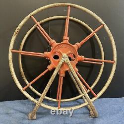 Vintage Fireman's SECO Manufacturing Co. Fire Hose Reel 1000 1012 Detroit Mi