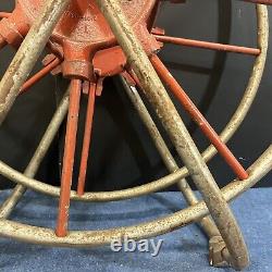 Vintage Fireman's SECO Manufacturing Co. Fire Hose Reel 1000 1012 Detroit Mi