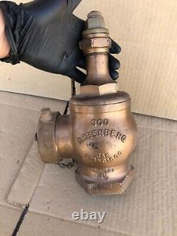 Vintage Greenberg 300 2-1/2 Fire Hydrant Valve #121