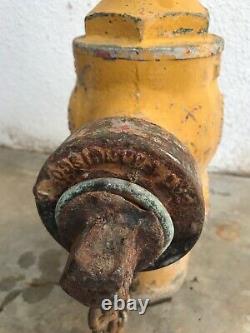 Vintage Greenberg's Sons Brass Fire Hydrant #123 4 x 2 1/2 Nice Shape