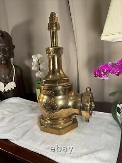 Vintage Greenberg's Sons Brass Fire Hydrant 4 x 2 1/2 GORGEOUS Condition RARE