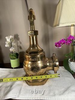 Vintage Greenberg's Sons Brass Fire Hydrant 4 x 2 1/2 GORGEOUS Condition RARE