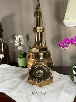 Vintage Greenberg's Sons Brass Fire Hydrant 4 x 2 1/2 GORGEOUS Condition RARE