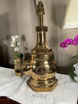 Vintage Greenberg's Sons Brass Fire Hydrant 4 x 2 1/2 GORGEOUS Condition RARE