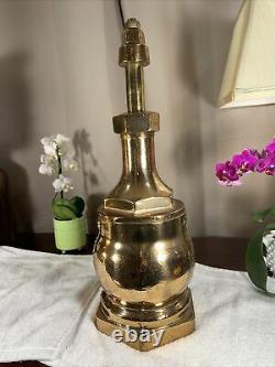 Vintage Greenberg's Sons Brass Fire Hydrant 4 x 2 1/2 GORGEOUS Condition RARE