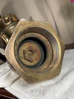 Vintage Greenberg's Sons Brass Fire Hydrant 4 x 2 1/2 GORGEOUS Condition RARE