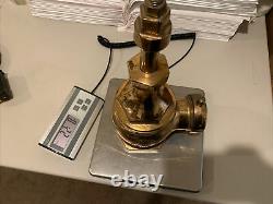 Vintage Greenberg's Sons Brass Fire Hydrant 4 x 2 1/2 GORGEOUS Condition RARE