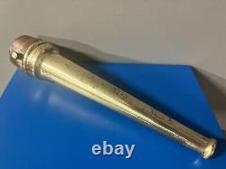 Vintage Grether Fire Equipment Brass Fire Hose Nozzle