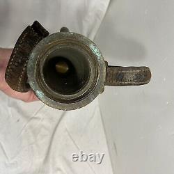 Vintage Grether Fire Hose Nozzle 20 With Leather handles