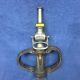 Vintage Grether Fire Nozzle Dayton Ohio Firefighter Leather Handles 18