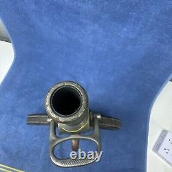 Vintage Grether Fire Nozzle Dayton Ohio Firefighter Leather Handles 18