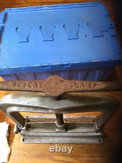 Vintage Hebert Fire Hose Clamp Up To 6 Aluminum Frame Steel Screw PLEASE READ