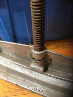 Vintage Hebert Fire Hose Clamp Up To 6 Aluminum Frame Steel Screw PLEASE READ