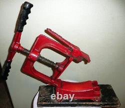 Vintage Hebert Fire Hose Screw Down Clamp With Quick Release On One Side