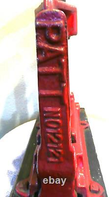 Vintage Hebert Fire Hose Screw Down Clamp With Quick Release On One Side