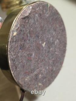 Vintage Industrial Steampunk Table Lamp Fire Hose Nozzle Brass & Chrome Rare