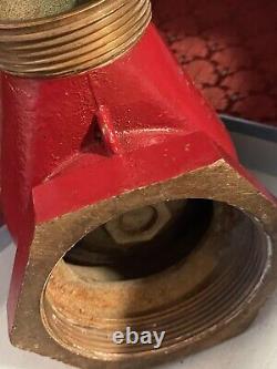 Vintage James Jones? 12 Fire Hydrant Firefighters Hose Connector 4 & 2 1/2