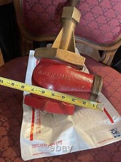 Vintage James Jones? 12 Fire Hydrant Firefighters Hose Connector 4 & 2 1/2