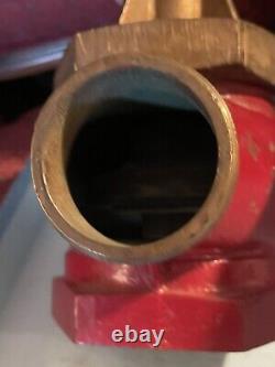 Vintage James Jones? 12 Fire Hydrant Firefighters Hose Connector 4 & 2 1/2