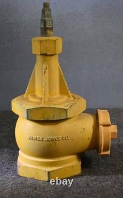 Vintage James Jones Co Fire Hydrant Brass Or Bronze Wharf Style Hydrant