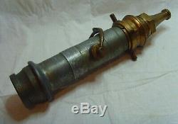 Vintage John Morris & Sons Ltd Fireman's Firefighter Fire Hose Nozzle Close Open