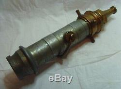 Vintage John Morris & Sons Ltd Fireman's Firefighter Fire Hose Nozzle Close Open