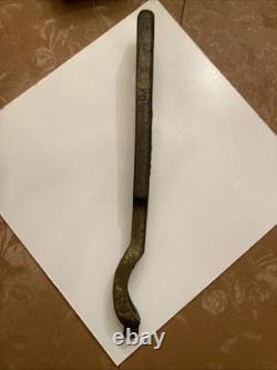 Vintage Jones FD Brass 5 Hole Fire Hydrant Wrench Tool USA Made