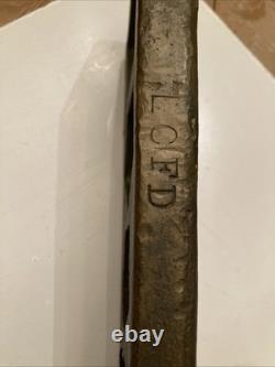Vintage Jones FD Brass 5 Hole Fire Hydrant Wrench Tool USA Made