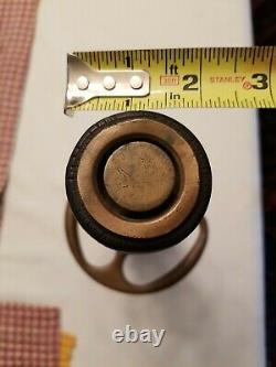 Vintage LaFrance Brass Fire Nozzle Model P-4-A withshutoff Valve