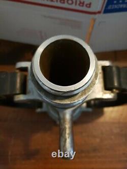 Vintage Large AKRON Metal NH Turbo Jet Fire Nozzle