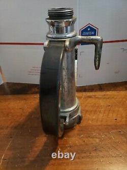 Vintage Large AKRON Metal NH Turbo Jet Fire Nozzle