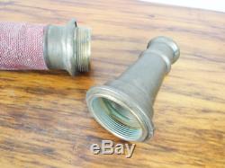 Vintage Large Brass Fire Nozzle 30 Powhattan B & I Works Ranson WV Fire Brigade
