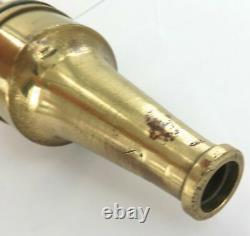 Vintage / Large / Tall Copper Brass Fire Dept Fire Hose Nozzle. #1